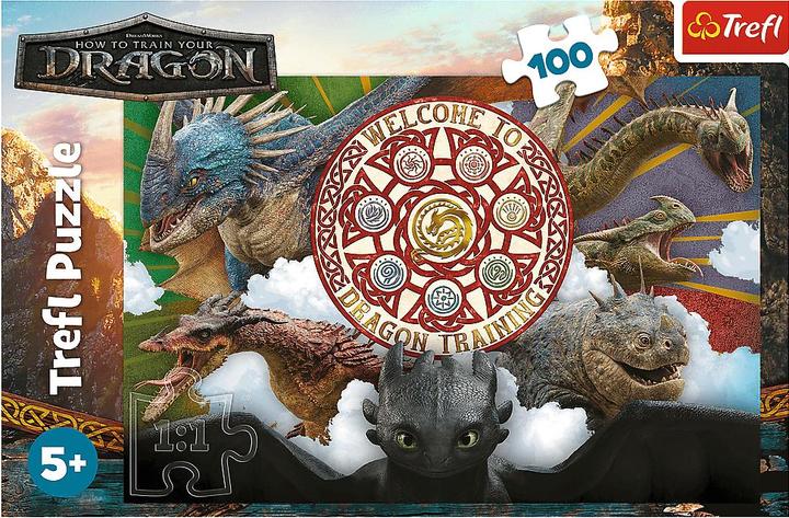 Image du produit Trefl Puzzle 100 - Dragons (100 pièces)