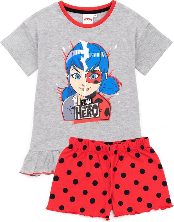 Image du produit Miraculous I Am My Own Hero! Pyjama avec short fille (pack de 3) (128)
