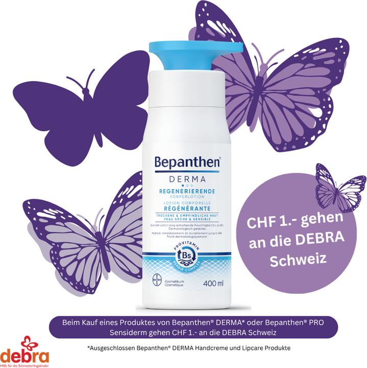 Actual product image Bepanthen Derma Regenerierende Körperlotion (Body cream, 400 ml)