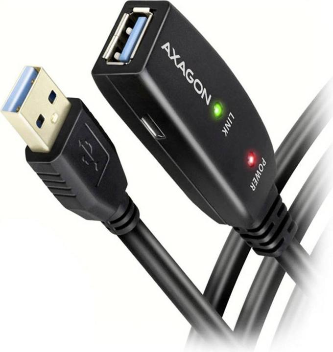 Axagon USB A – USB A (5 m, USB 3.2 Gen 1)