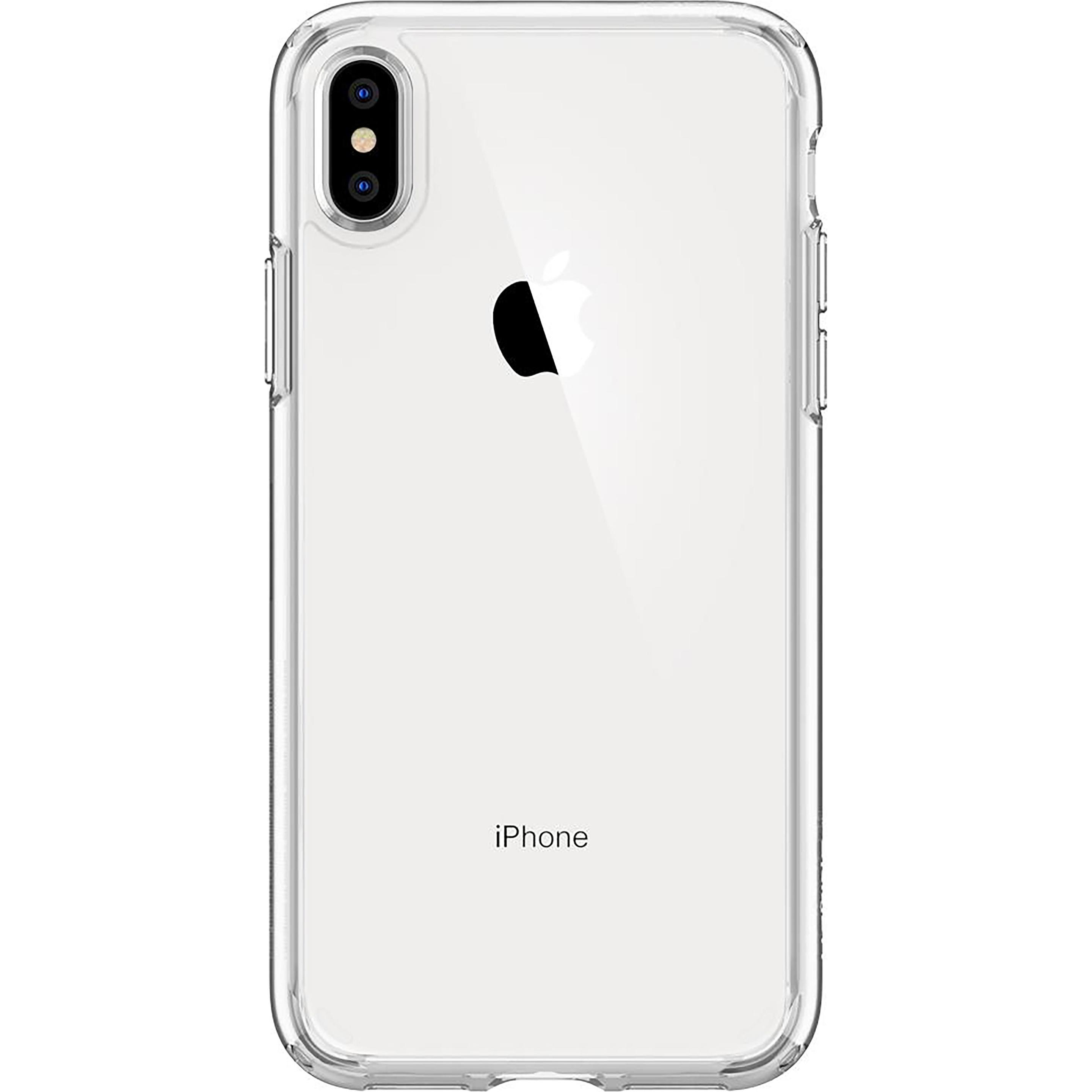 Spigen Ultra Hybrid (Apple iPhone XS Max), Smartphone Hülle, Transparent, Silber