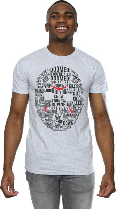 Produktbild Absolute Cult Jason Text Mask TShirt (M)
