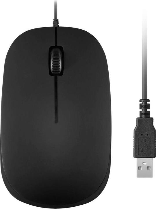 Actual product image Perixx PERIMICE-201 U B Mouse Wired Optical Black 3 buttons 800 dpi (Cable)