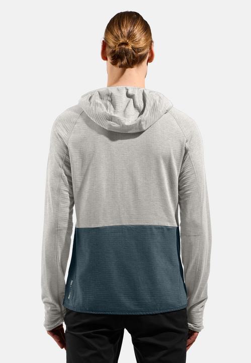 Immagine prodotto Odlo Felpa a strato medio con cappuccio e zip integrale ASCENT (S)