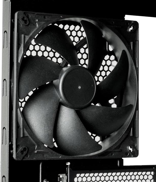 Actual product image Silverstone SST-KL07B-E - Kublai Midi Tower ATX Silent Computer Case, black (ATX, mATX, Mini-ITX, SSI CEB)