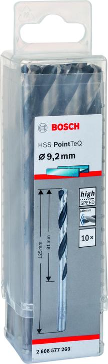 Immagine prodotto Bosch Professional Zubehör Punta elicoidale HSS PointTeQ (9,2 mm)