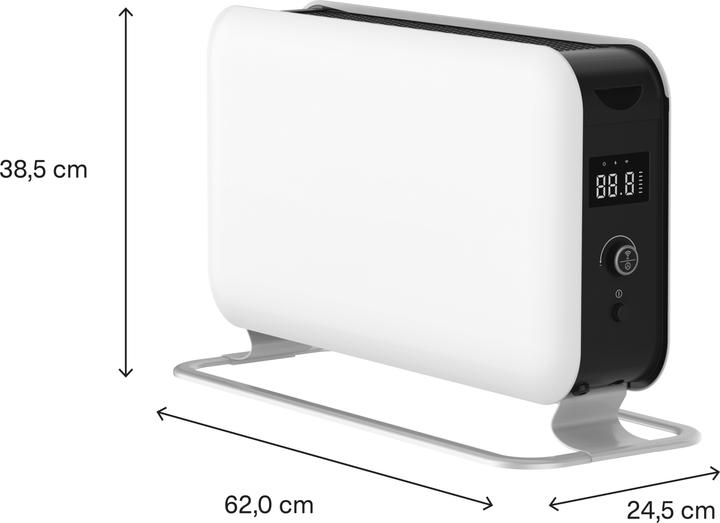 Mill Draagbare Verwarmer CO1500MAXWIFI3 Convectieverwarming, 1500 W, Geschikt voor ruimtes tot 14-18 m² (1500 W)