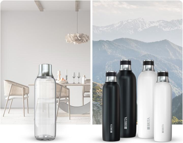 Image du produit Brita sodaTRIO Edelstahlflasche