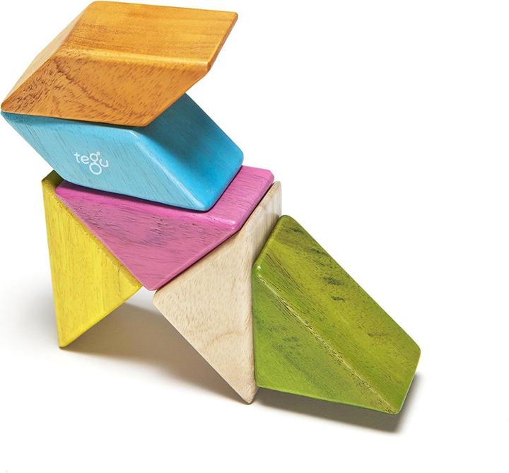 Produktbild Tegu Holzprisma farbig mit Beutel