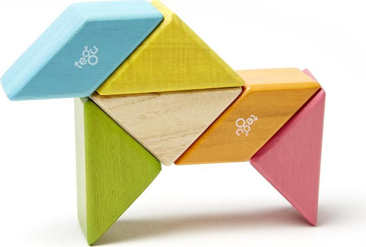 Produktbild Tegu Holzprisma farbig mit Beutel