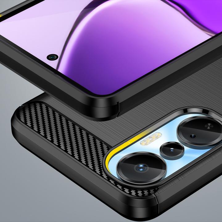 Image du produit Hurtel Housse carbone pour Infinix Hot 20S housse carbone en silicone flexible noir (Infinix Hot 20)