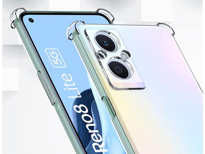 Actual product image Screenguard Crystal Soft Airbag Bumper (Oppo Reno 8 Lite 5G)