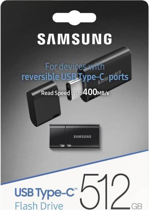 Actual product image Samsung UFD Type-C 512 GB - Titanium grey (512 GB, USB-C)