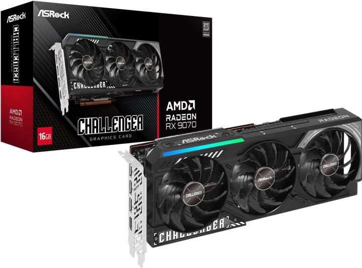 Actual product image AsRock Radeon RX 9070 Challenger (16 GB)