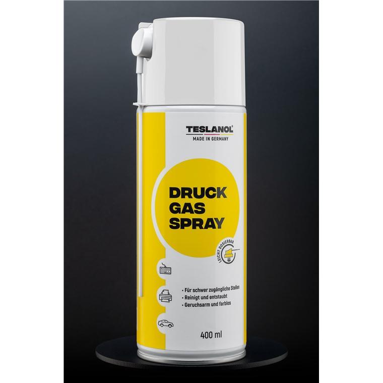 Thumbnail - Teslanol, Reinigung PC + Peripherie, Druckgasspray brennbar