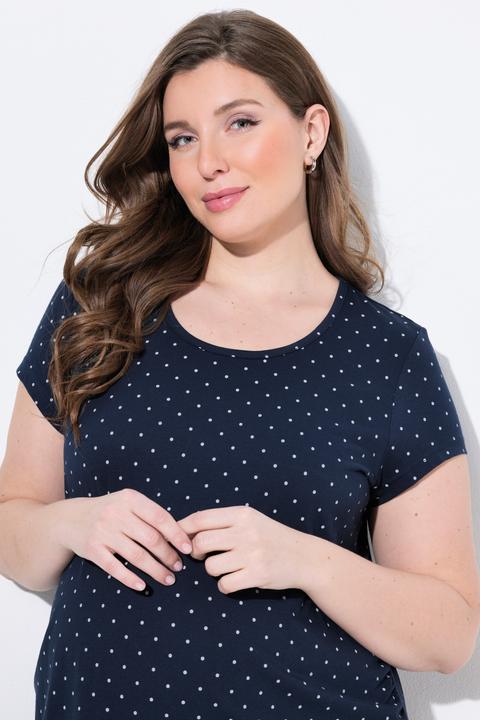 Immagine prodotto Ulla Popken Bellieva-T-Shirts, 2er-Pack, Kurzarm, seitl. Raffung, GOTS (42, 44)