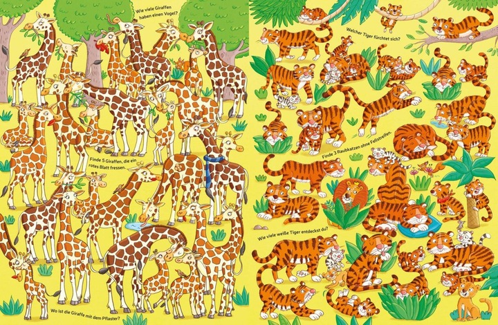 Actual product image Zähl mal, such mal! Tiere (German, Christine Thau, 2021)
