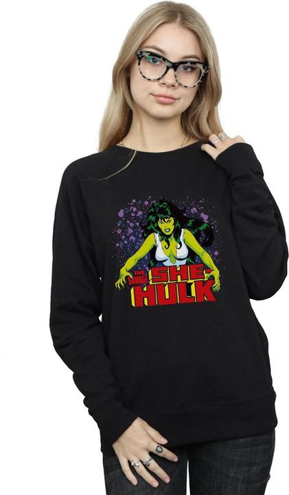 Actual product image Womens/Ladies The Savage She-Hulk Sweatshirt (S)