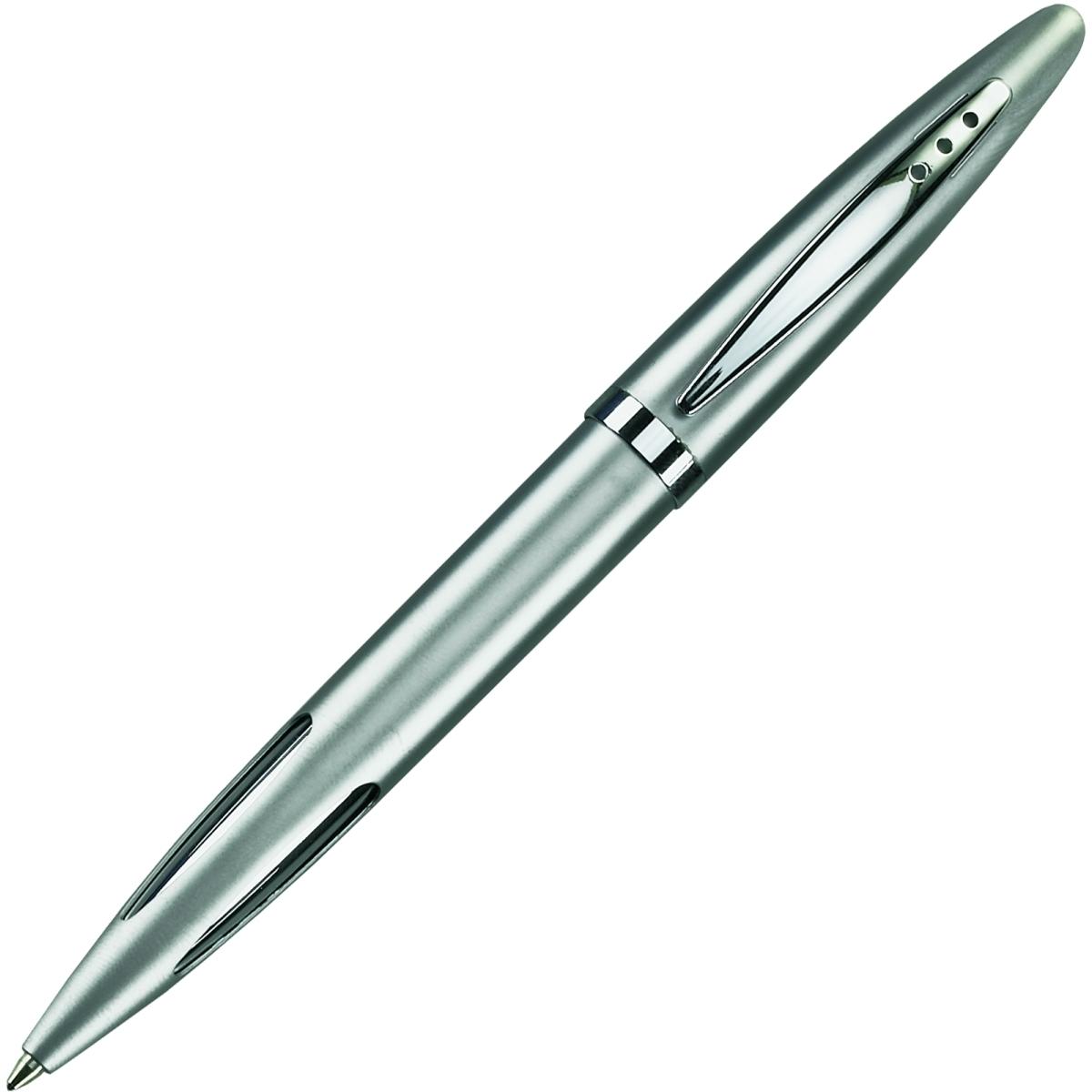 Ecobra, Schreibstifte, Kugelschreiber matt-chrom Serie Cremona (Chrom, 1 x)