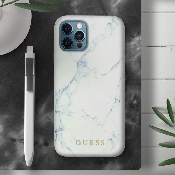 Image du produit Guess Couverture rigide en marbre (Apple iPhone 12 Pro Max)