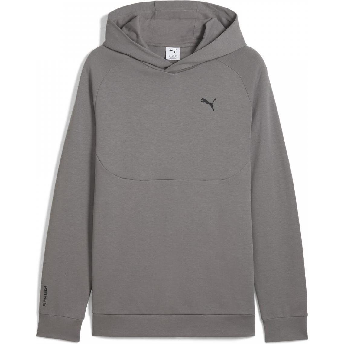 Thumbnail - Puma, Herren, Pullover, PUMATECH Hoodie DK, Braun, (L)
