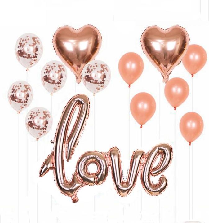 Actual product image Ueli Express 13 in 1 Love Party Balloon Set