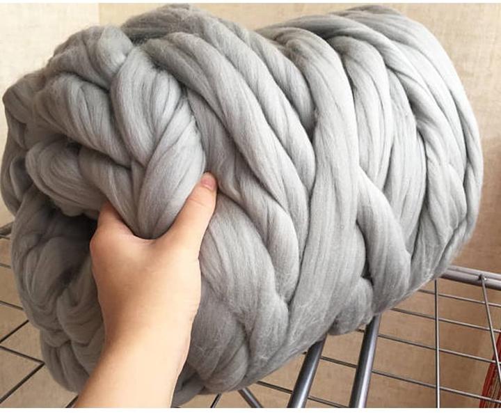 Actual product image Viyear Giant yarn, gray, 3kg