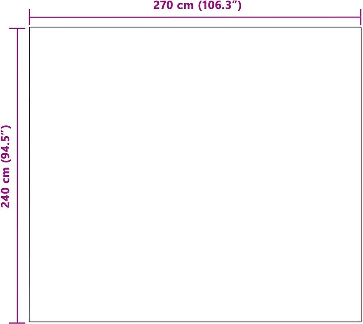 Produktbild vidaXL Überwurfdecke (270 x 240 cm)