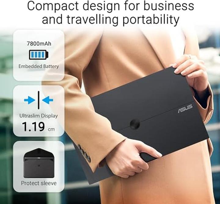 Actual product image ASUS ZenScreen MB16MTR (1920 x 1080 pixels, 15.60")