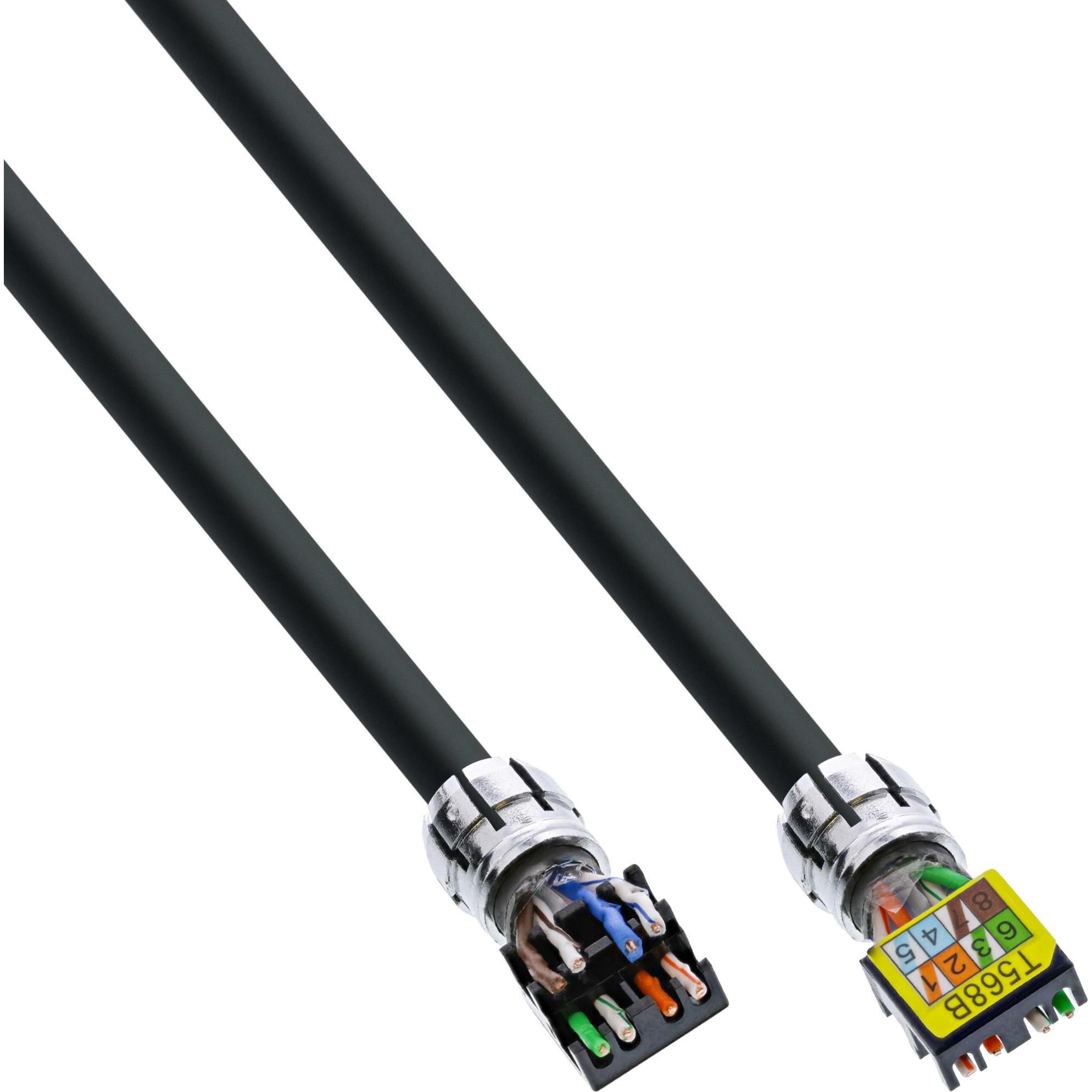 InLine Patchkabel (U/UTP, CAT6a, 25 m), Netzwerkkabel