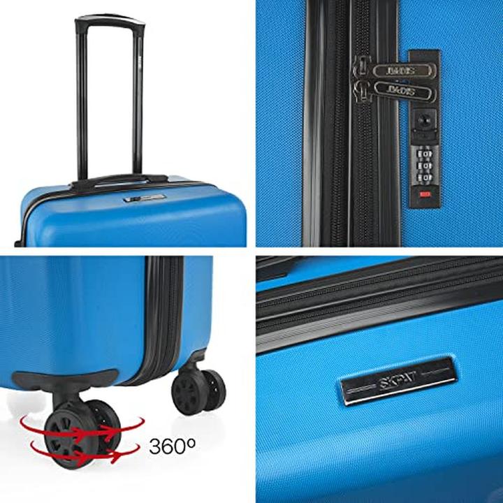 Actual product image Skpat Hard-Shell Spinner Luggage Set with Combination Lock