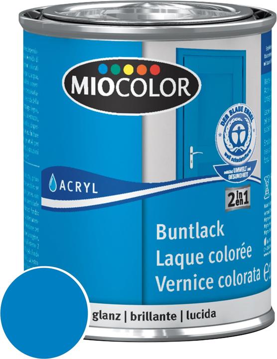 Produktbild Miocolor Acryl Buntlack glanz (Himmelblau, 0.38 l)