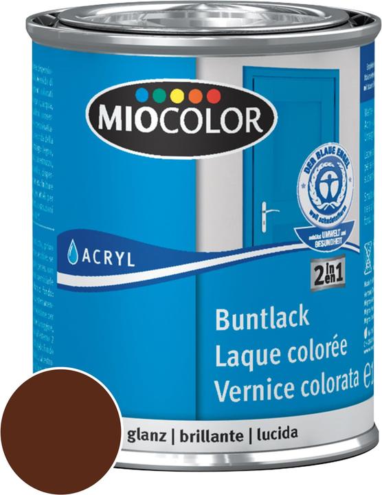 Produktbild Miocolor Acryl Buntlack glanz (Schokobraun, 0.75 l)