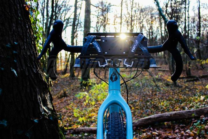 Produktbild NG Sports Zeera Lenkertaschensystem Gestell, 34x18,5cm inkl. 2x Fixplus Strap Gummizurrband, 66cm