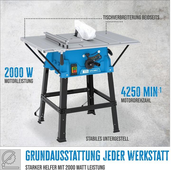 Actual product image Güde GTK 2000.1