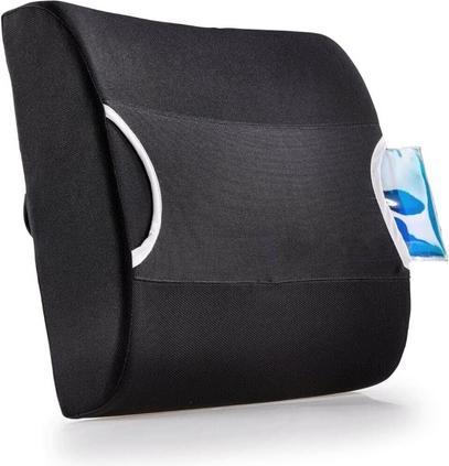 Wenko Cuscino di sostegno per la schiena Maximex, cuscino ergonomico per la schiena con un'efficace