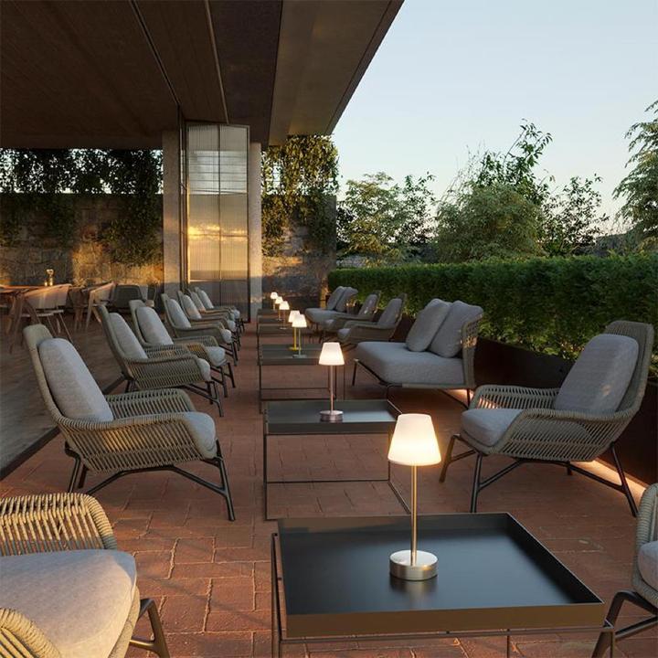 Productafbeelding Newgarden LOLA SLIM 30 LED tafellamp touch sensor dimbaar wit binnen & buiten IP44 (260 lm)