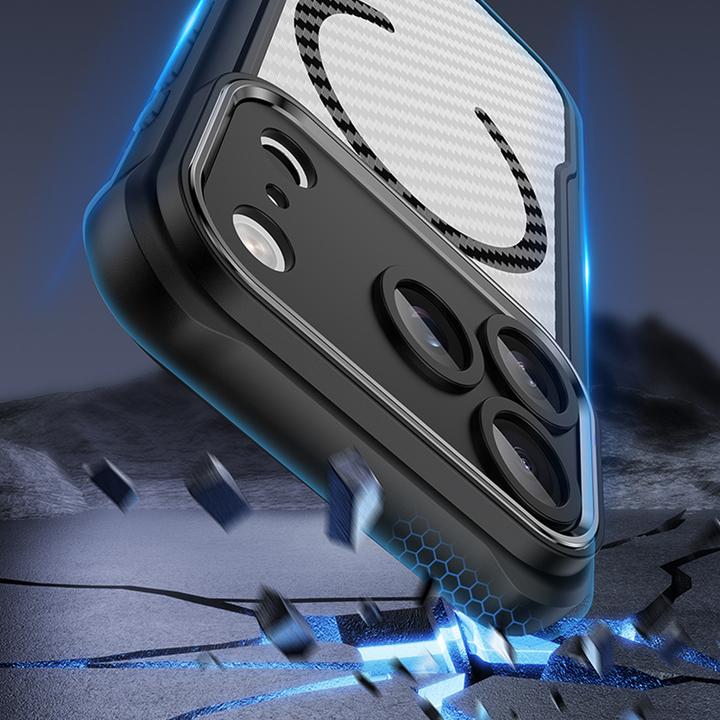 Actual product image OEM Defender Carbon Mag case for iPhone 17 Pro Max black (Apple iPhone 17 Pro Max)