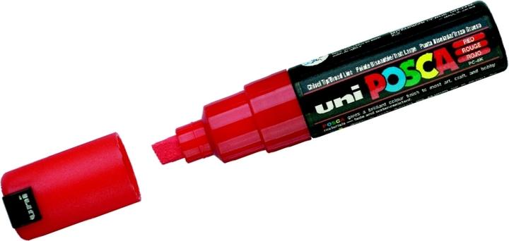 Actual product image Posca Marker PC-8K wedge tip (Red, 8 mm, 1 x)