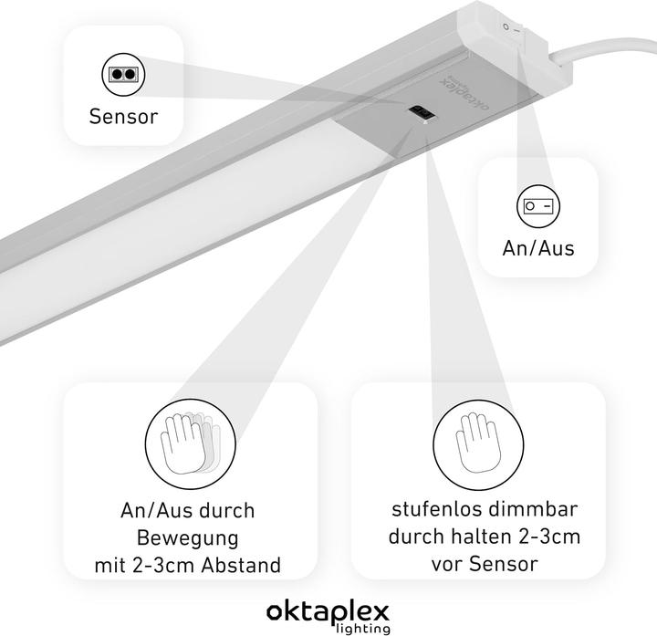 Lampada Da Esterno Con Sensore Oktaplex Peru Motion – 20W LED, 1900 Lm, 3000K, Antracite