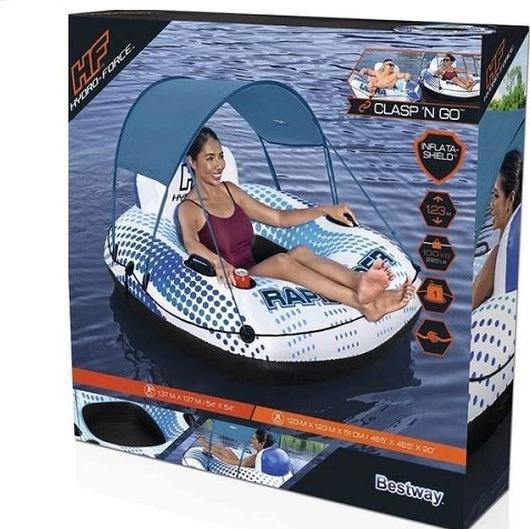 Produktbild Hydro-Force Schwimmring Rapig Rider mit Sonnenschutzdach