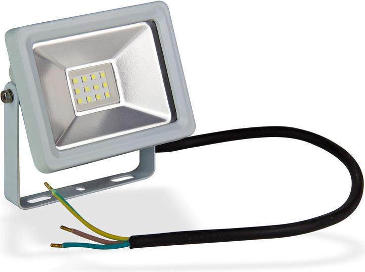 Actual product image Dema Façade lighting LED spotlight floodlight 10W white (800 lm)