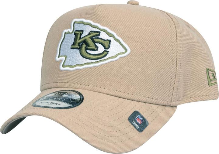 Actual product image New Era 9Forty A-Frame Cap - Kansas City Chiefs Camel Beige (One size)