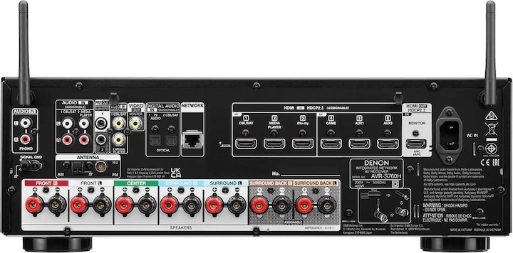 Produktbild Denon AVR S760H (7.1 Kanal, AM, FM)