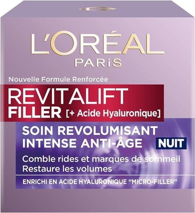 Actual product image L'Oréal Paris Revitalift Filler Face Cream (50 ml, Night cream)