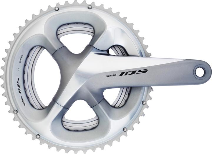 Actual product image Shimano 105 FC-R7000 crankset 2x11 53/39 (175 mm)