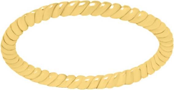 Produktbild Candy Ring Twist, 925 Sterling Silber, vergoldet (52, 925 Silber)