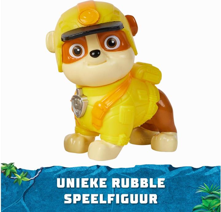 Actual product image Spin Master Paw Patrol Jungle Pups Deluxe Vehicle Rubble