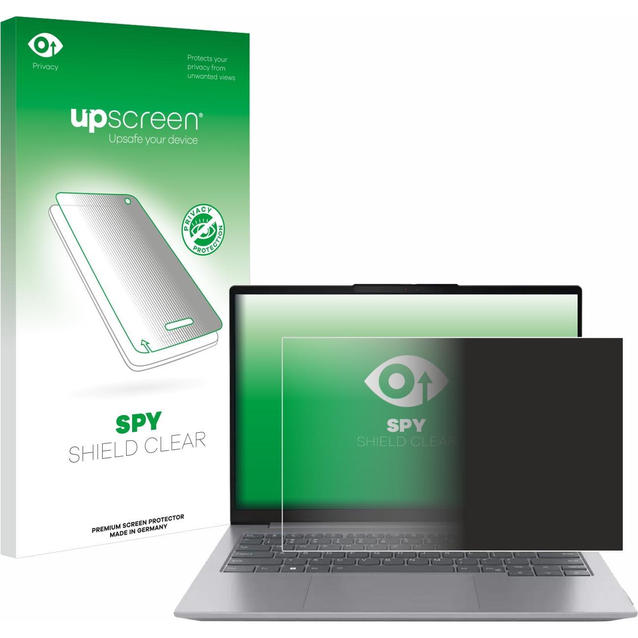 upscreen Spy Shield Blickschutzfolie (16", 16 : 10), Notebook Schutzfolie