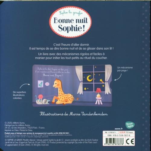 Produktbild Auzou France Bonne nuit Sophie! (Französisch, Vanderbemden Marie, 2023)